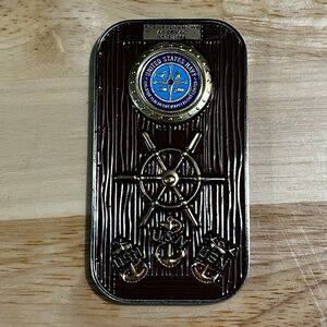 Navy USN Challenge Coin Chief Petty Officer CPO Mess Plate PERS-4013